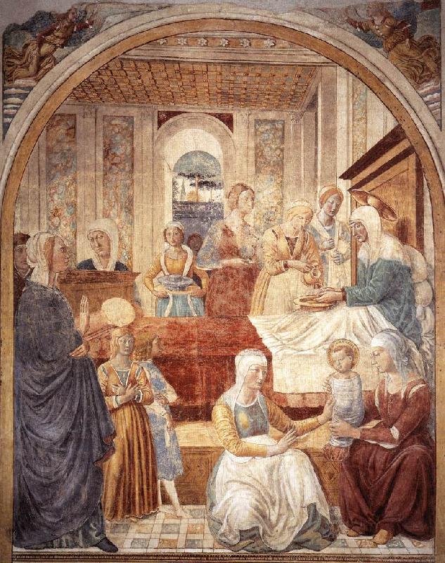 Birth of Mary sdg, GOZZOLI, Benozzo